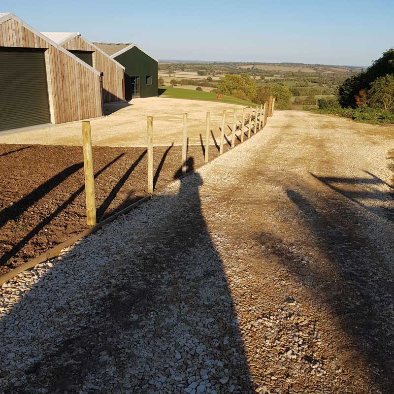 reshape, cattle grid and sun terrace